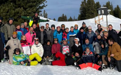 Wintersport in den Tiroler Bergen